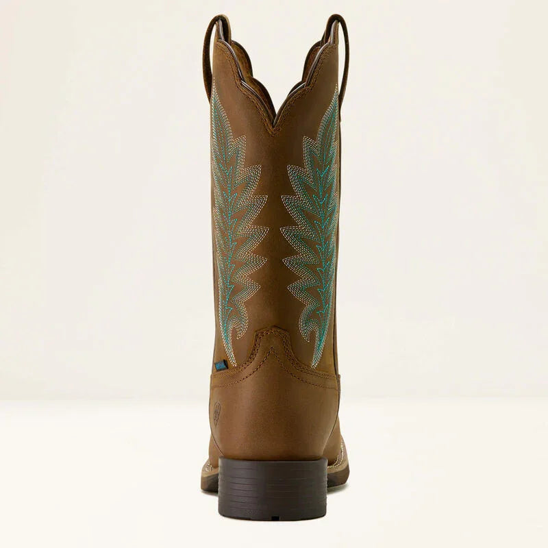 Ariat Hybrid Rancher waterdichte, geïsoleerde westernlaars met brede, vierkante neus voor dames