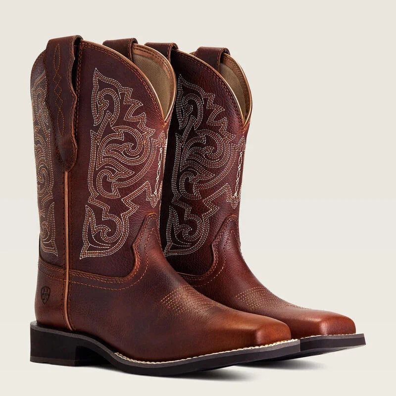 Ariat delilah stretchfit wide square toe westernlaars voor dames