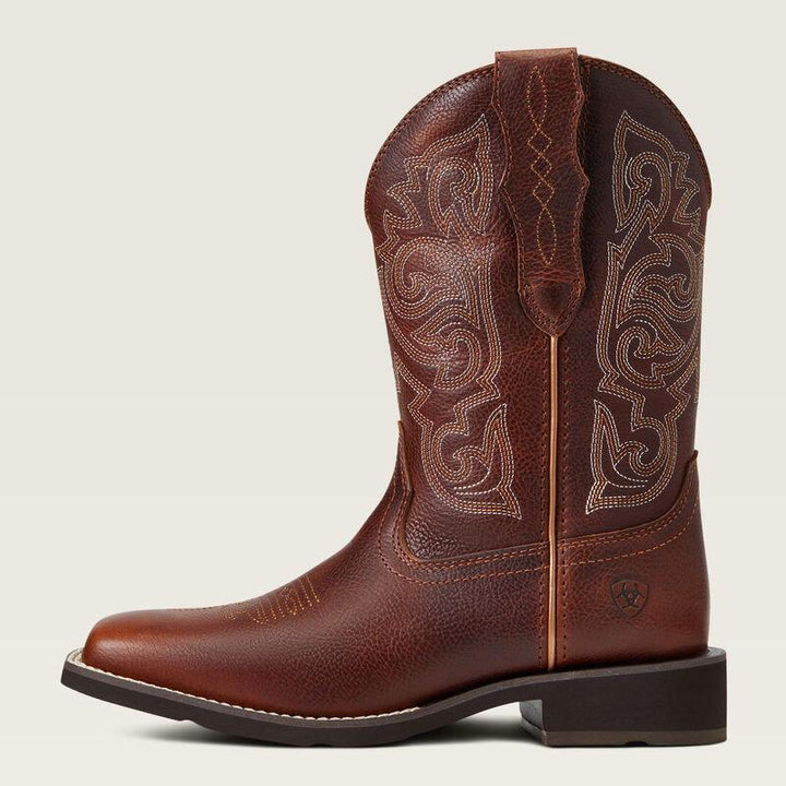 Ariat delilah stretchfit wide square toe bottes western pour dames