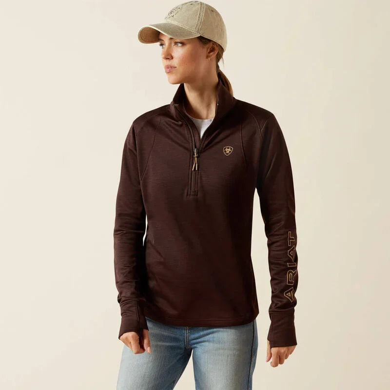 Pull Ariat Team EQ à demi-zip pour femme