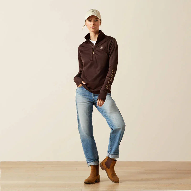 Pull Ariat Team EQ à demi-zip pour femme