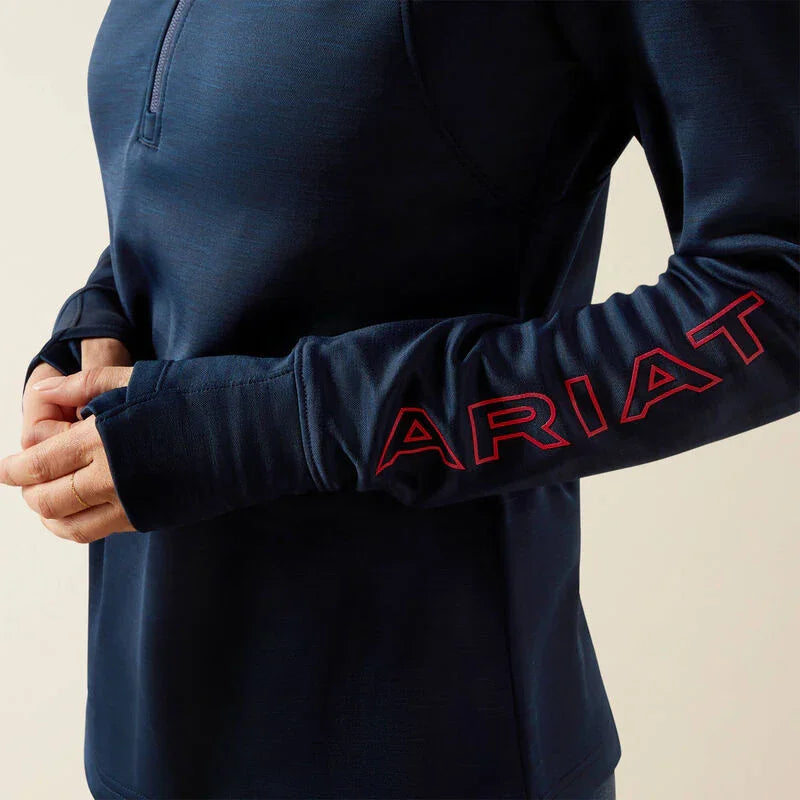 Pull Ariat Team EQ à demi-zip pour femme