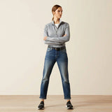 Pull Ariat Team EQ à demi-zip pour femme