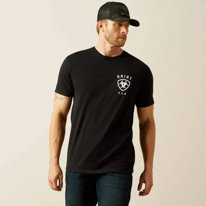 Ariat fadded bull t-shirt