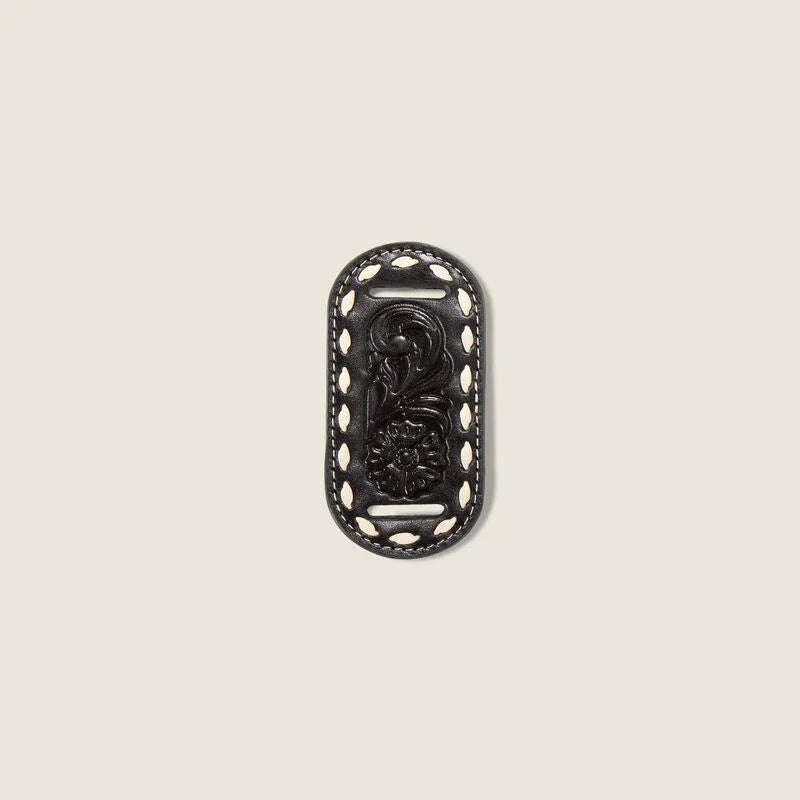 Ariat floral embossed scarf slide