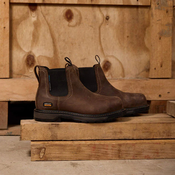 Ariat Riveter Chelsea Damenstiefel mit wasserdichter Zehenschutzkappe