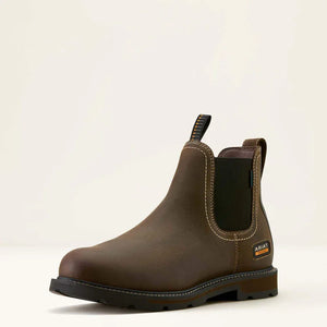 Bottes de travail Ariat Groundbreaker Chelsea imperméables à bout souple pour hommes