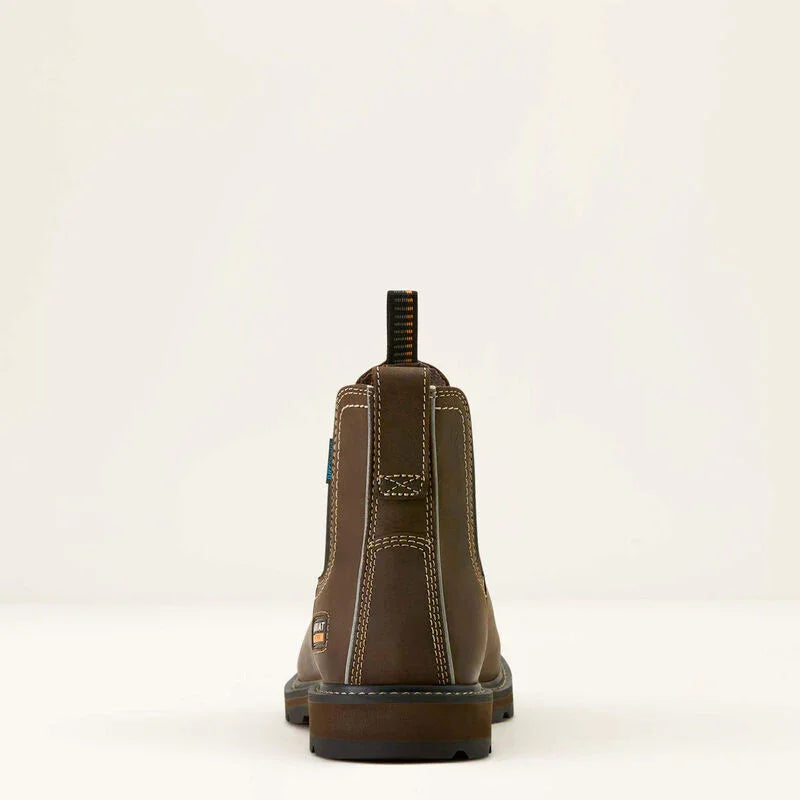 Bottes de travail Ariat Groundbreaker Chelsea imperméables à bout souple pour hommes