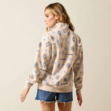 Ariat Sapphire 1/2 Zip Sweatshirt