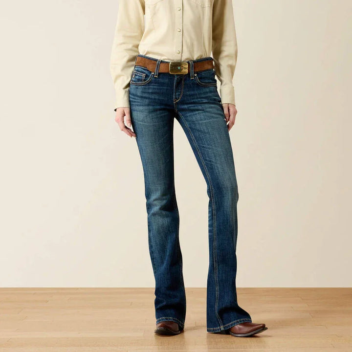 Ariat Mid Rise Fiona Boot Cut Jeans for ladies