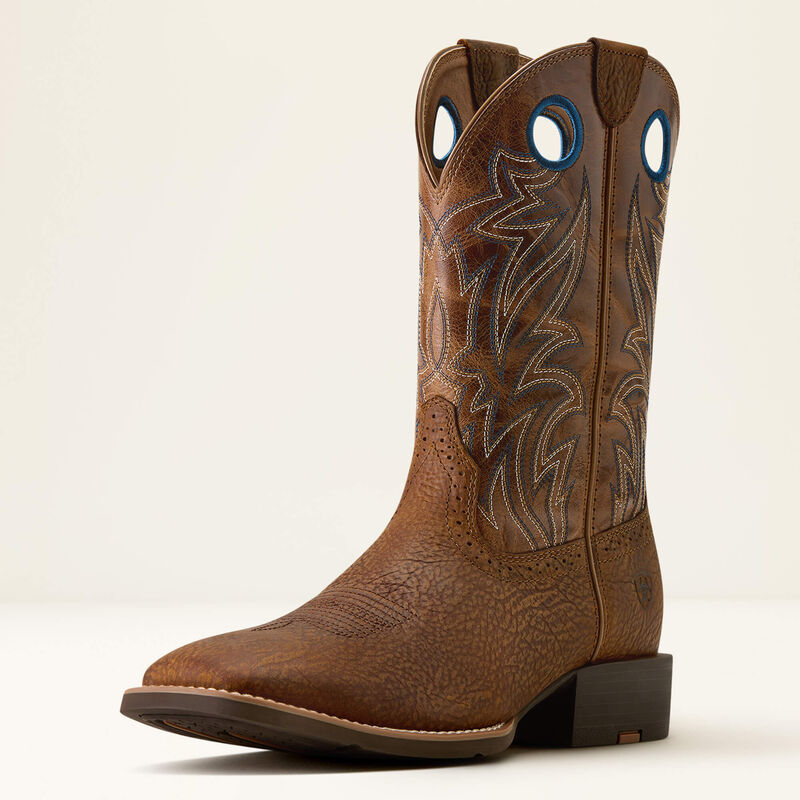 Ariat sport sidebet wide square toe boot für Herren