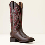 Bottes western Ariat Round Up Ruidoso à bout carré large pour femmes