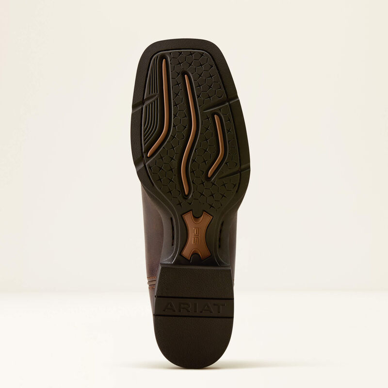 Bottes western Ariat Round Up Ruidoso à bout carré large pour femmes