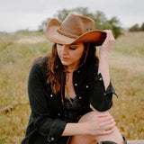 Chapeau de cowboy en cuir  Hollywood | American hat makers