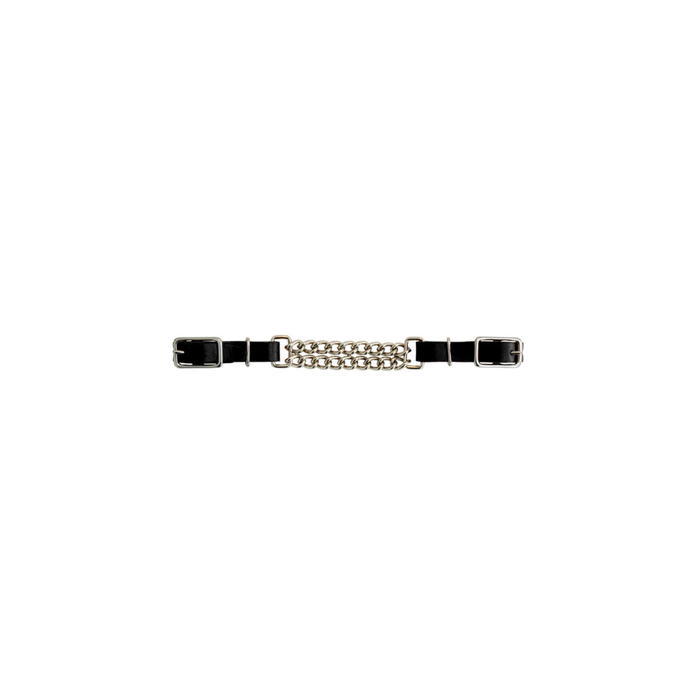 Lakota leather curb double chain MO00198