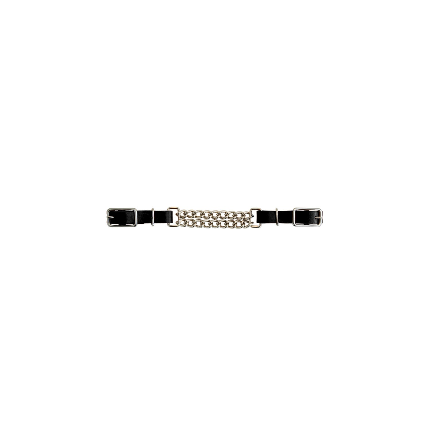 Lakota leather curb double chain MO00198