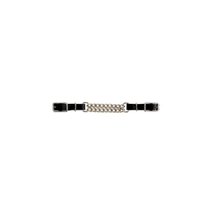 Lakota leather curb double chain MO00198
