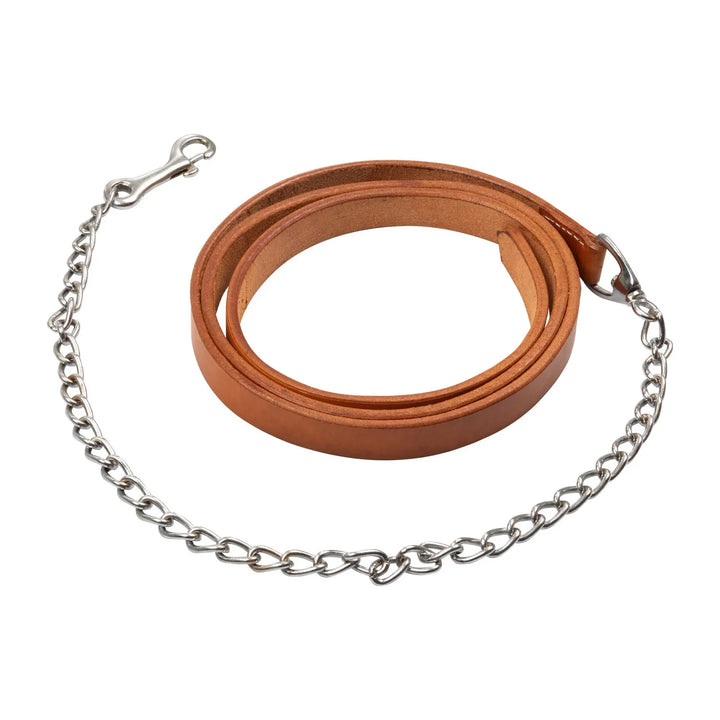 Leren riem van Pool's met ketting PL6190