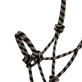 Halster van Pool met geknoopt touw en riem PLH03017