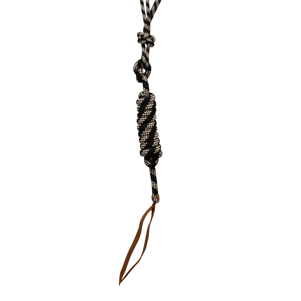 Halster van Pool met geknoopt touw en riem PLH03017