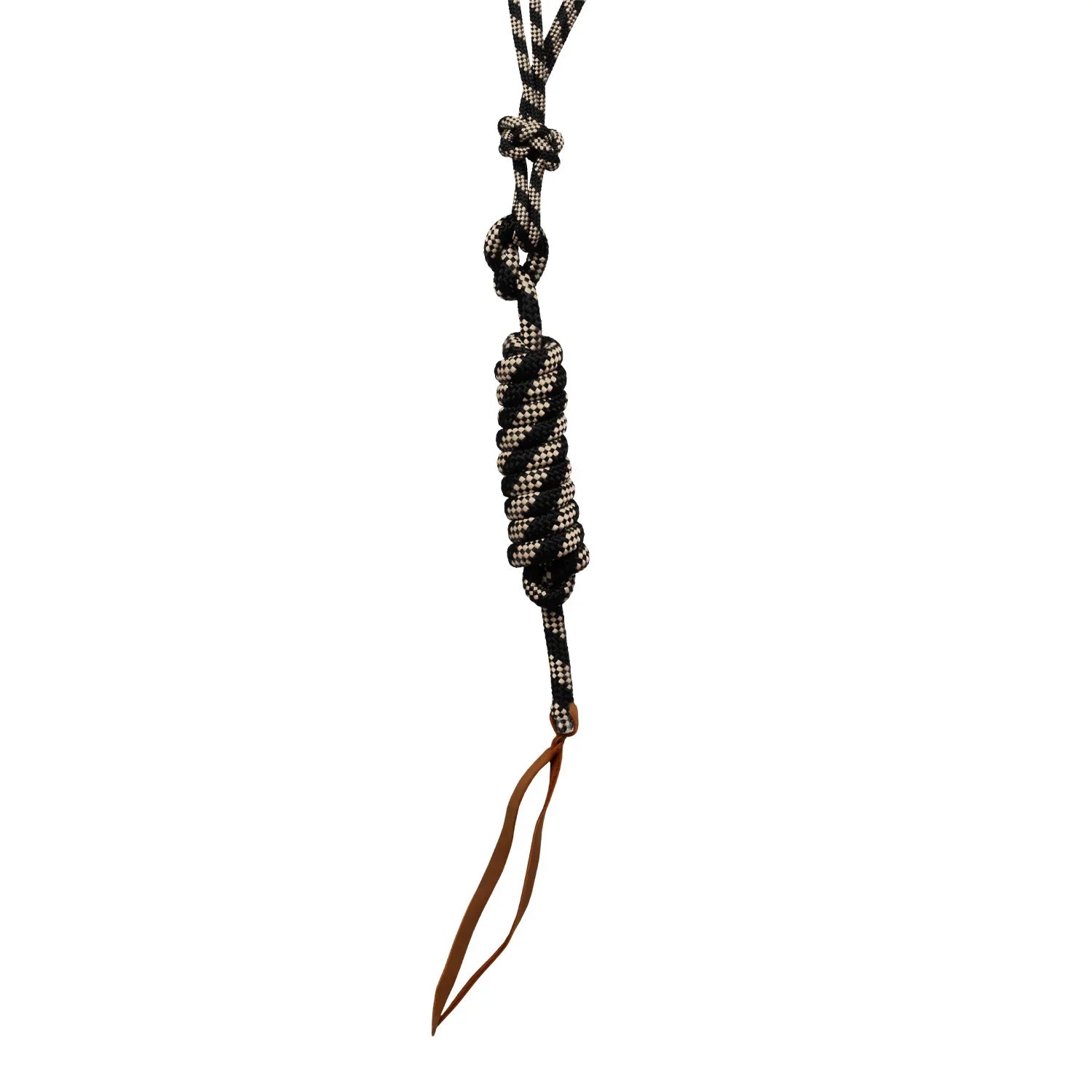 Halster van Pool met geknoopt touw en riem PLH03017